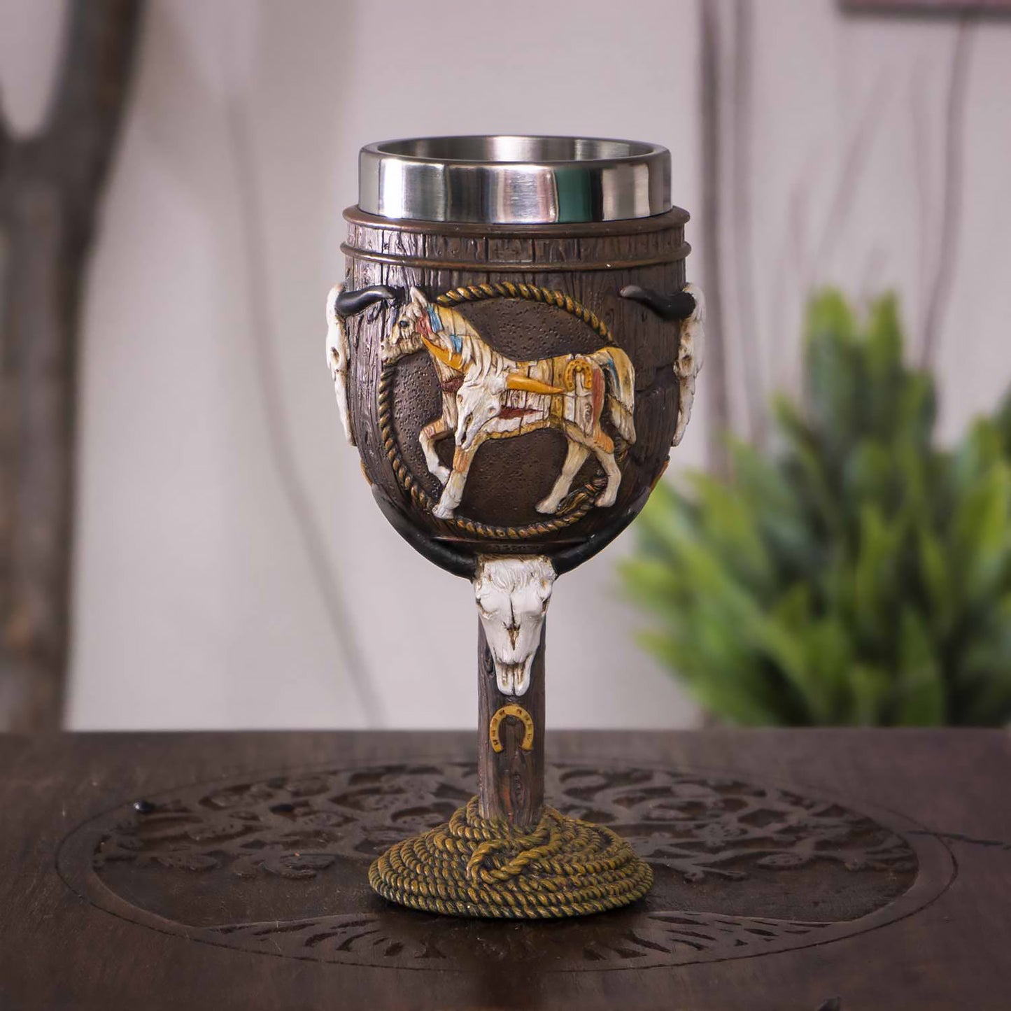 Bunkhouse Bronco Goblet