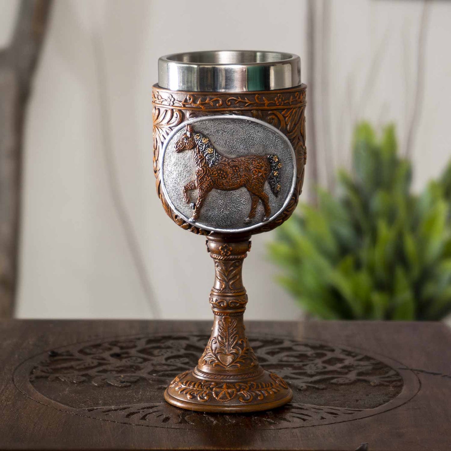 Carved in History Goblet