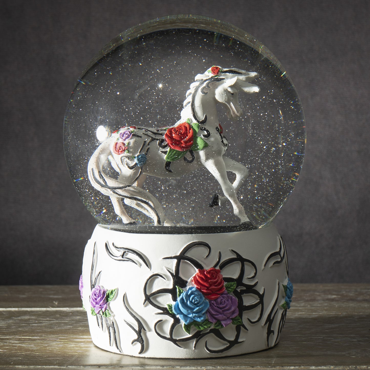 Tribal Rose Water Globe